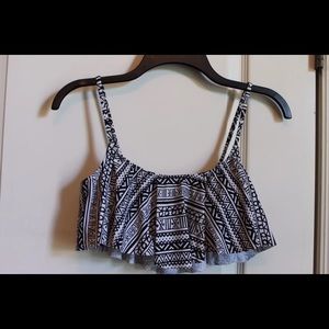 Black & White Swimsuit Top